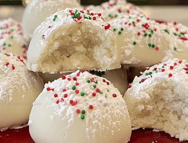 Instructions to Make Sweetened Condensed Milk Snowball Cookies