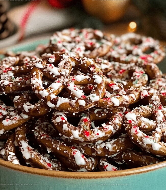 How to Make Peppermint Bark Pretzels in Minutes