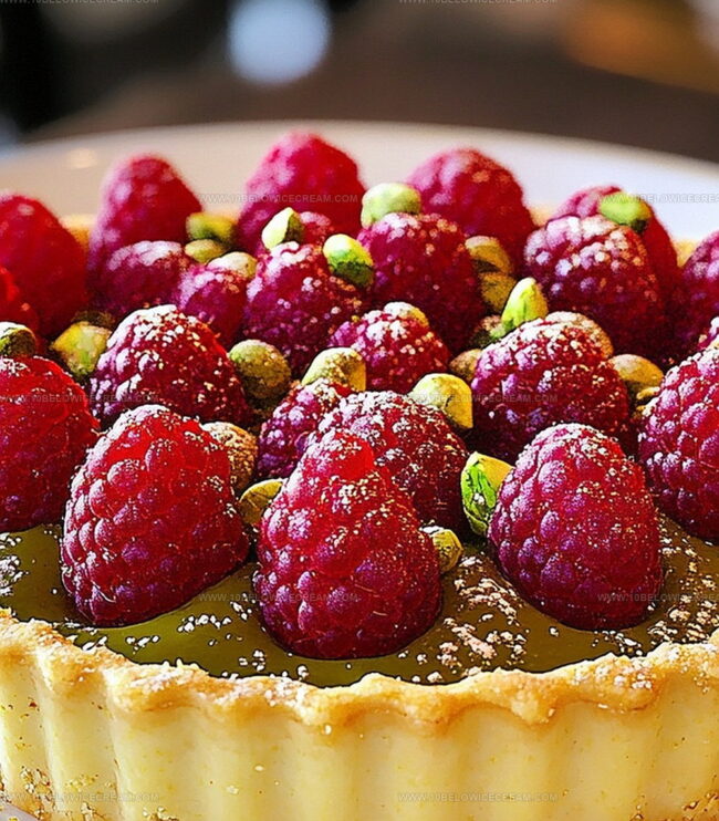 How To Make Pistachio And Raspberry Tart Simply