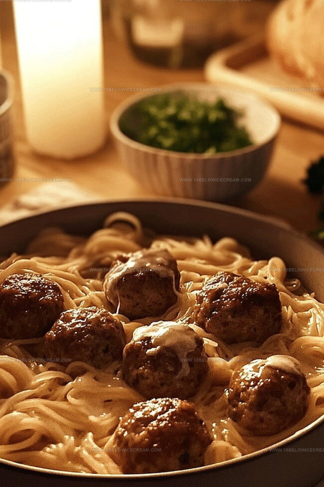 Why Sweedish Meatball Noodle Bake Is A Crowd-Pleaser