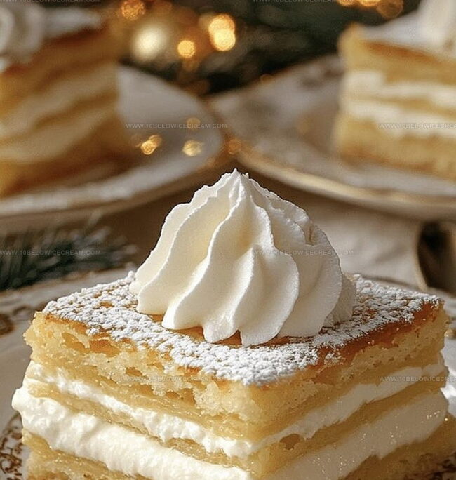 Steps To Make Vanilla Custard Cream Squares Easily