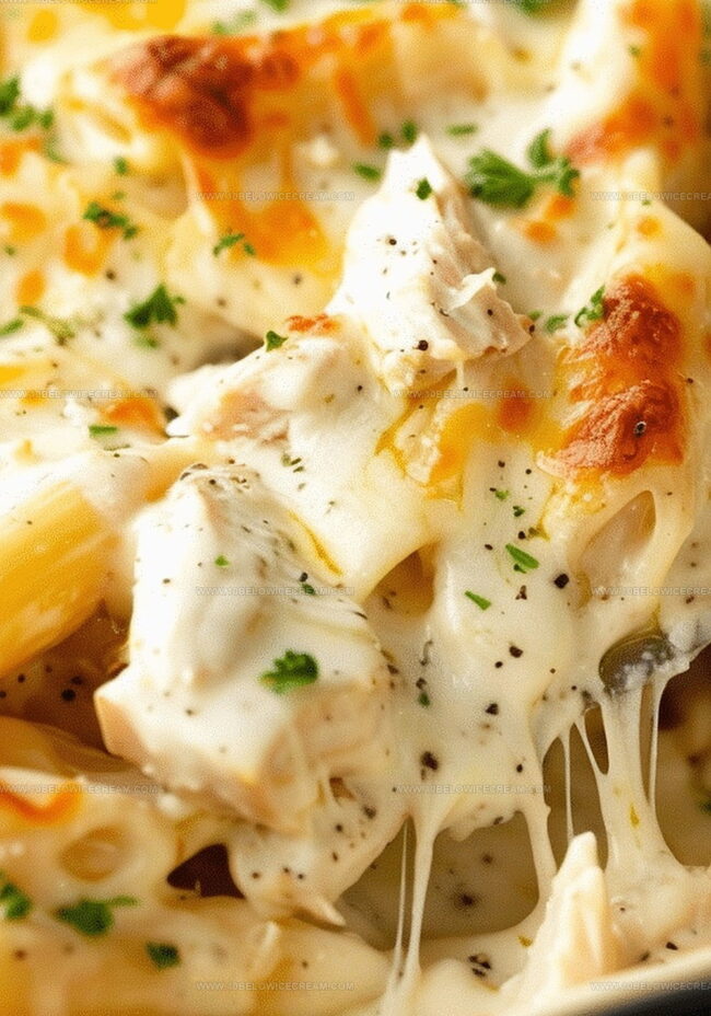 How To Cook Creamy Chicken Alfredo Pasta Bake