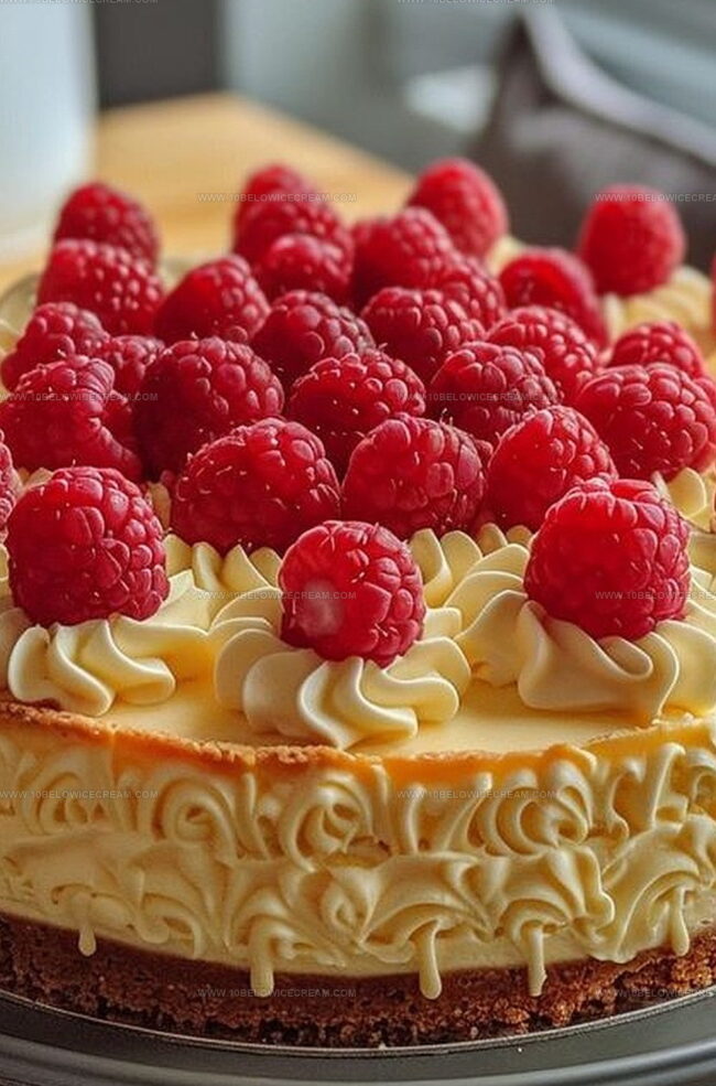 How to Make Sunny Lemon Cheesecake with Raspberry Ribbon