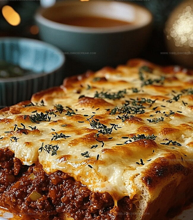 How To Make Garlic Bread Cheesy Sloppy Joe Bake