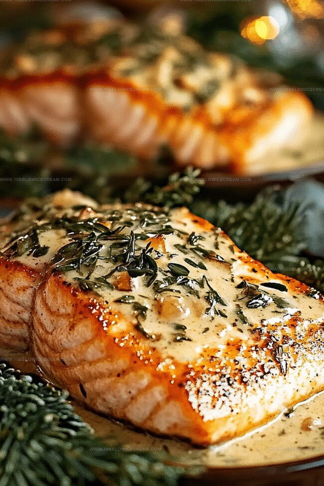 Why You’ll Keep Coming Back To Creamy Herb Garlic Salmon