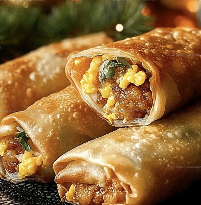 Instructions For Big Mac Egg Rolls