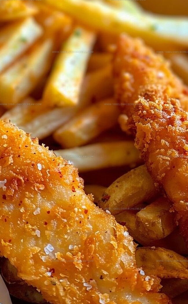 How to Prepare Crunchy Fish Fingers & Golden Fries