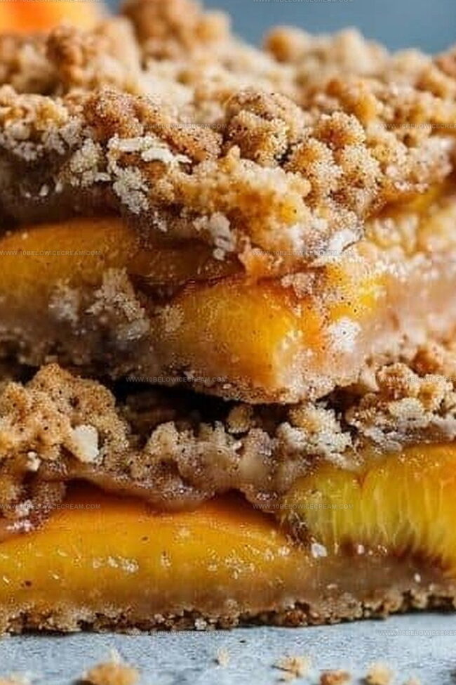 Why Cinnamon Peach Crumble Bars Are So Popular