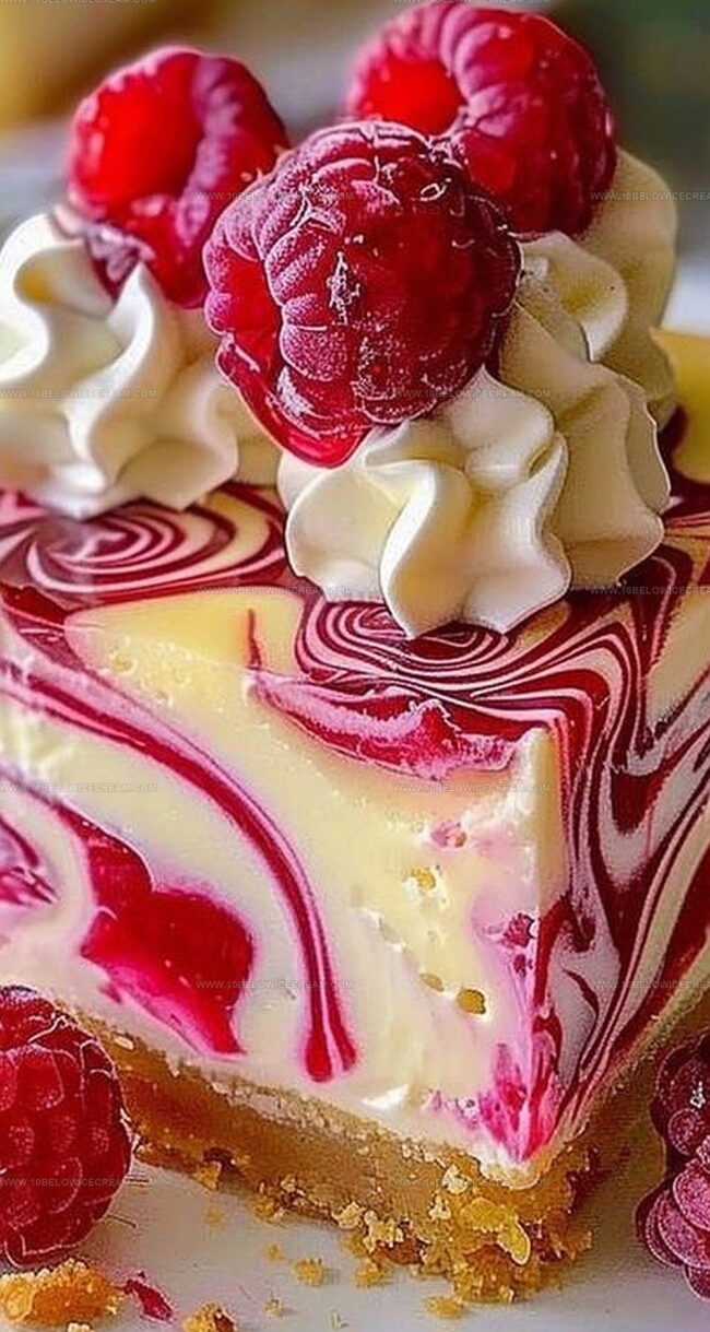 Why Elegant Raspberry Swirl Cheesecake Bars Are So Delicious