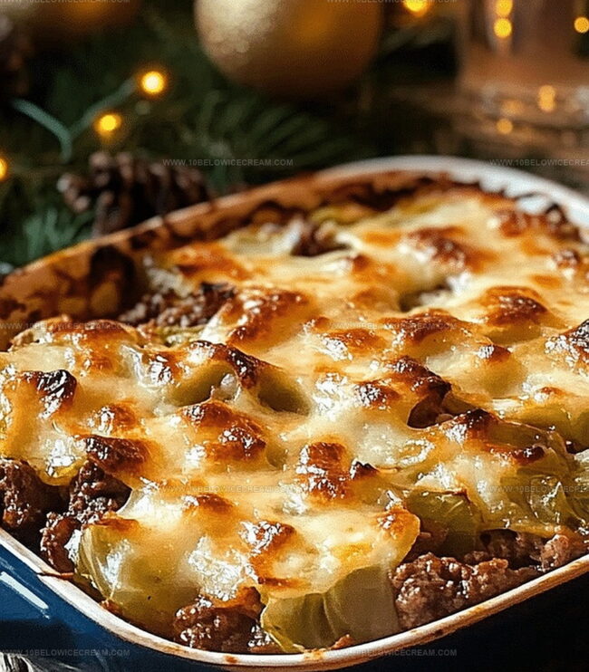 Steps To Make Cabbage Beef Bake