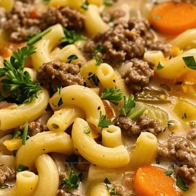 Why One-Pot Macaroni Cheeseburger Soup Is Comfort in a Bowl