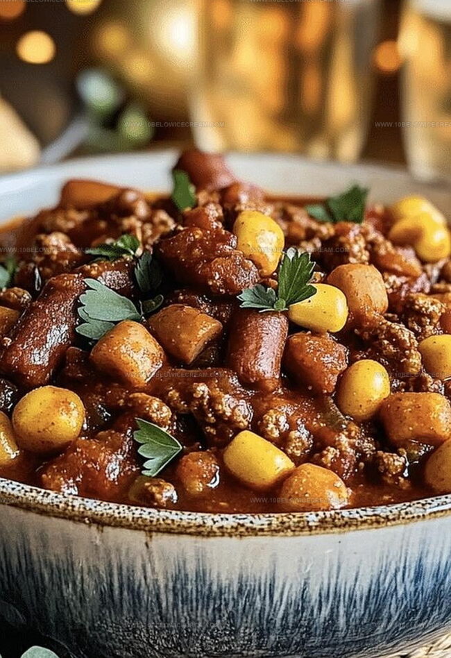 Why Crockpot Hot Dog Chili Is A Game Day Must