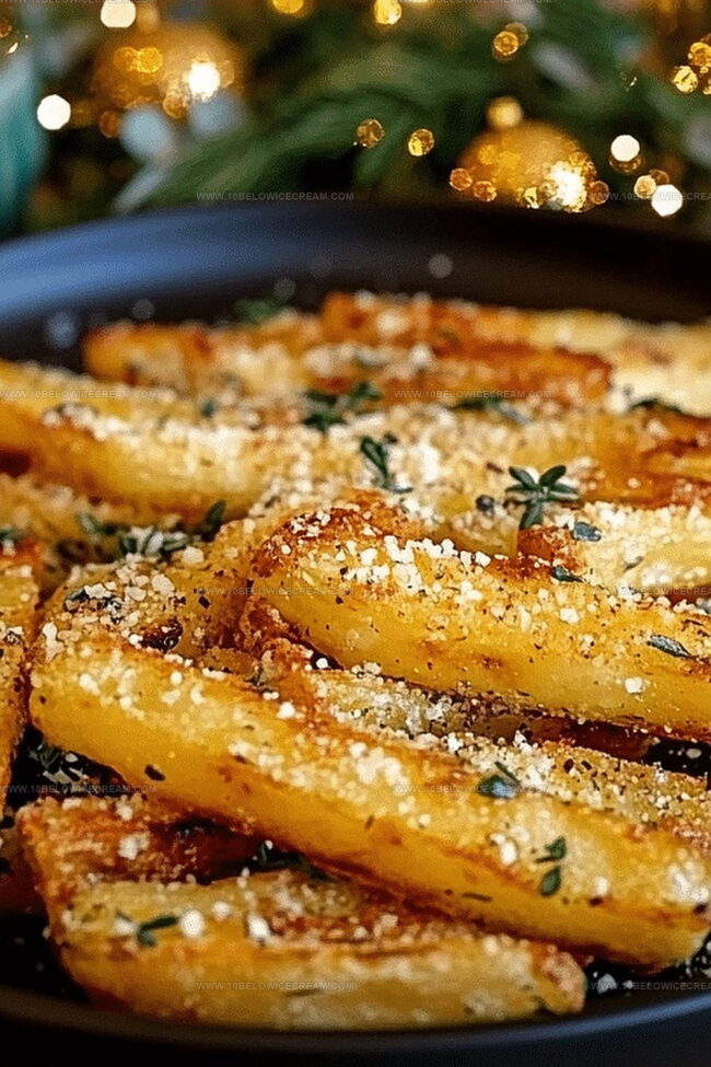 Why Baked Garlic Parmesan Fries Are A Crowd Favorite