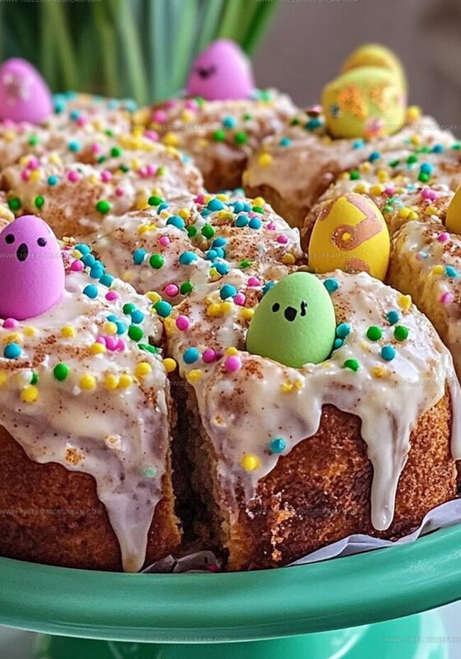 Making Fluffy and Festive Easter Cinnamon Rolls