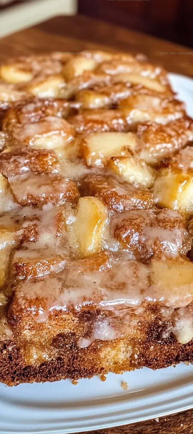 All The Good Vibes From Amish Apple Fritter Bread
