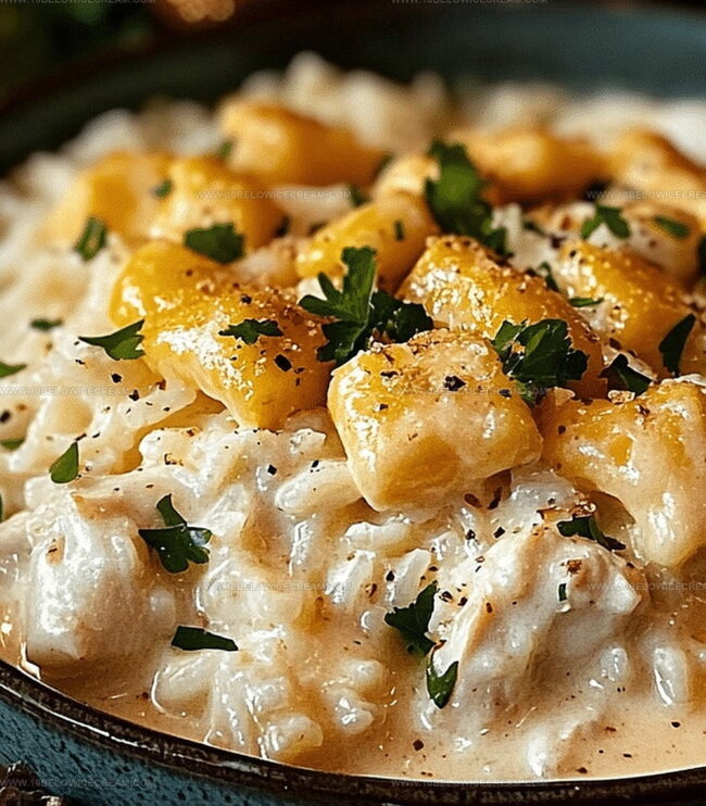 One-Pot Wonder – Instructions for Cheesy Chicken and Rice