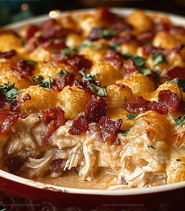 Steps To Cook Chicken Bacon Ranch Tater Tot Casserole