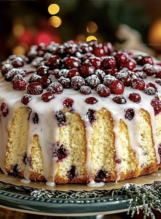 What’s Special About Iced Christmas Cranberry Pound Cake