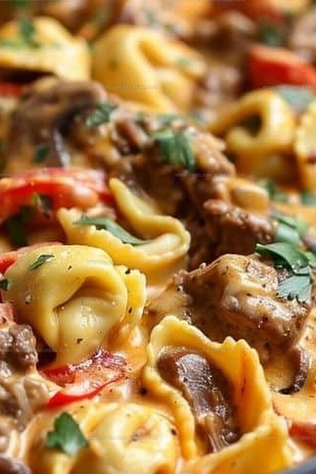 What Makes Cheesesteak Tortellini in Rich Provolone Sauce So Delicious