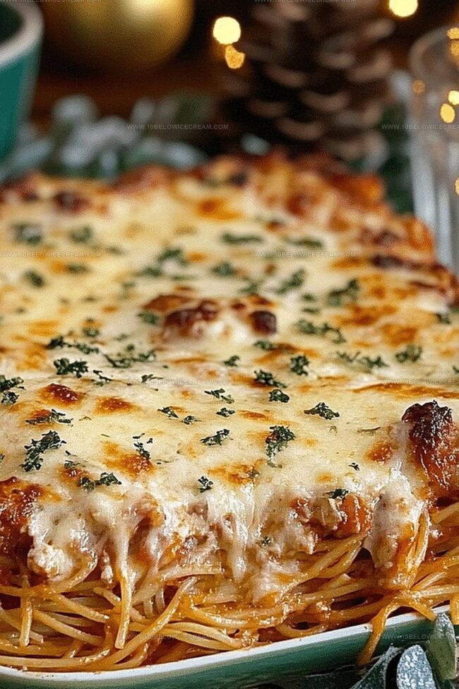 Why Baked Cream Cheese Spaghetti Casserole Is A Weeknight Win