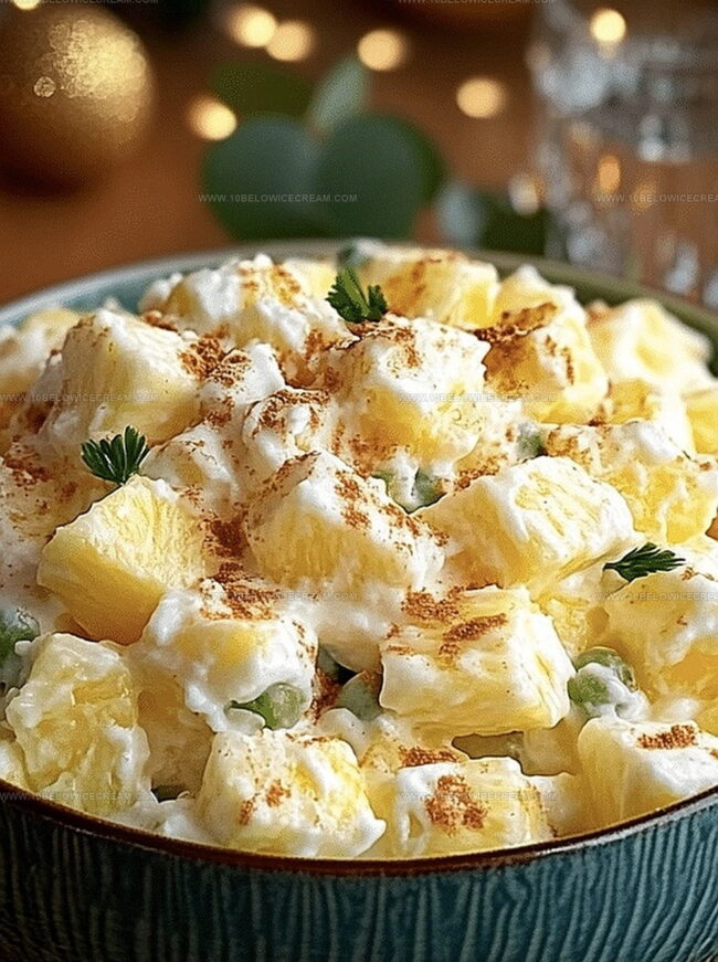 Why Pineapple Fluff Salad Feels Like A Tropical Treat