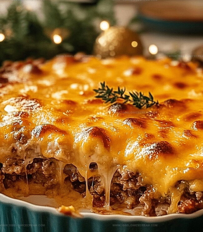 Steps For Making Cheeseburger Casserole At Home