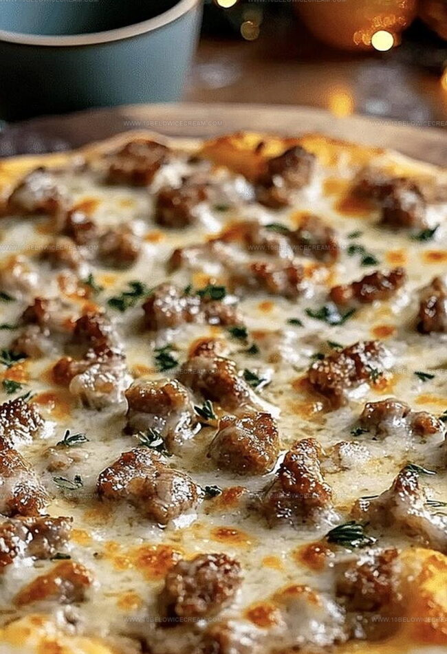 Why Sausage Gravy Breakfast Pizza Is Morning Magic