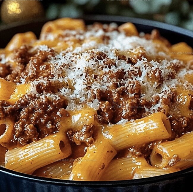 How to Cook Cheesy Sloppy Cheeseburger Pasta