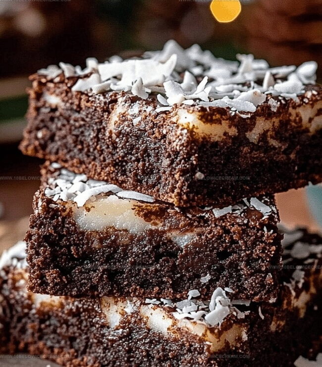 Easy Steps For Coconut Chocolate Brownies