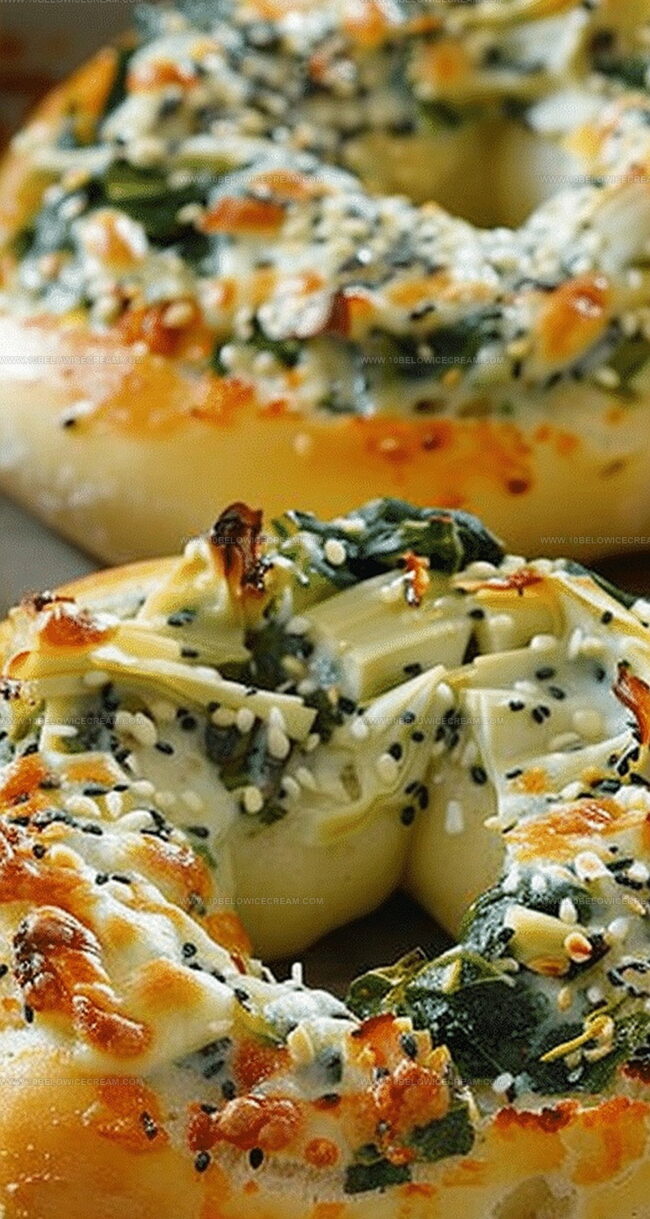 Why Spinach Artichoke Bagel Melts Are A Quick Favorite