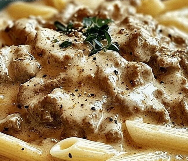 Why You’ll Love Creamy Velveeta Beef Stroganoff And Penne Pasta