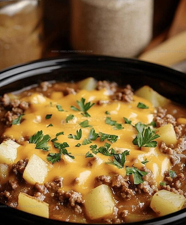 Why Slow Cooker Hamburger Hash Is A Hearty Classic