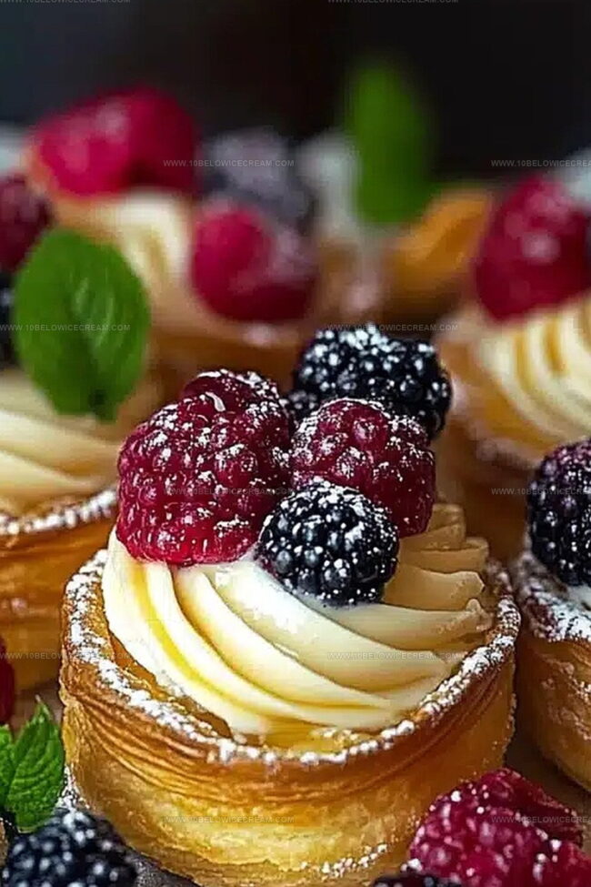 Why Berry Custard Pastries With Italian Crema Pasticcera Are A Delight