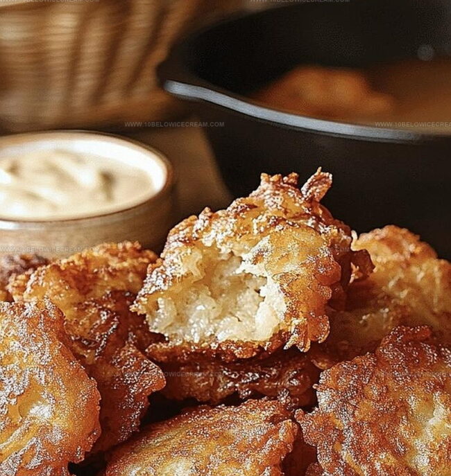 How To Put Together Amish Onion Fritters