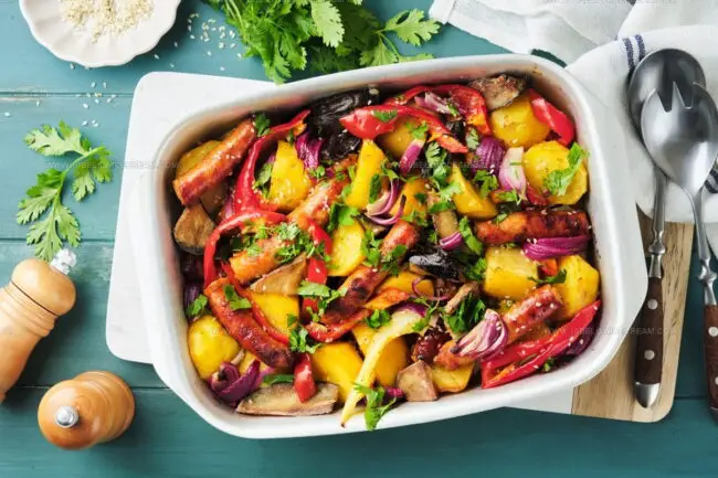Are Central European Vegetable Dishes Typically Served as Main Courses or Side Dishes?