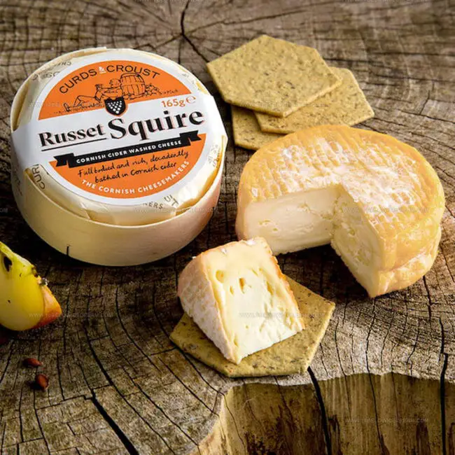 Curds & Croust Russet Squire - Cider Washed, Semi Soft Cheese